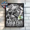 Linkin Park From Zero World Tour 2025 Poster Sacramento California On September 17 2025 At Golden 1 Center Poster Home Decor Canvas