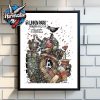 Oasis Live 25 Edinburgh Event Poster At Murrayfield Stadium On August 9 2025 Poster Home Decor Canvas