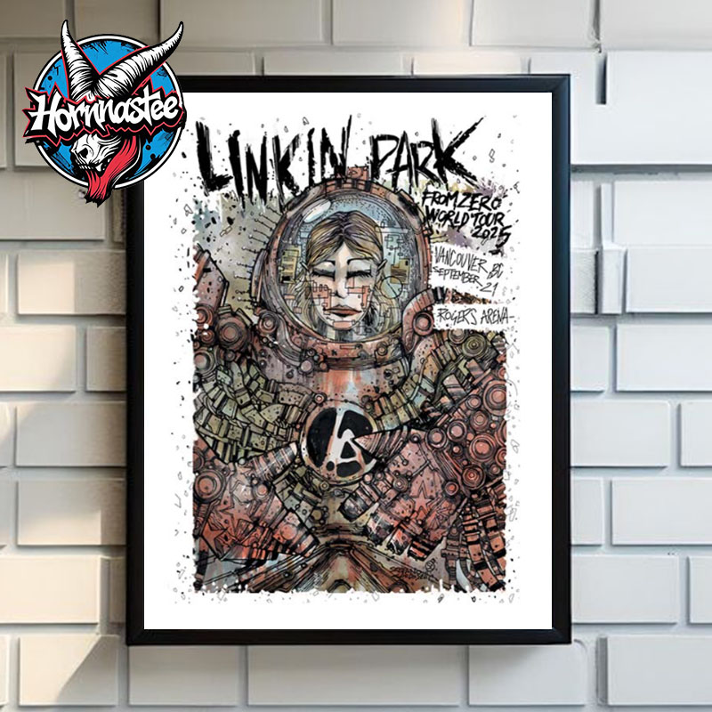Linkin Park From Zero World Tour 2025 Vancouver BC Show At Rogers Arena On September 21 2025 Poster Home Decor Canvas Linkin Park From Zero World Tour 2025 Vancouver BC Show At Rogers Arena On September 21 2025 Poster Home Decor Canvas
