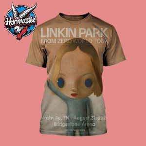 Linkin Park From Zero World Tour 2025 Venue Poster At Bridgestone Arena In Nashville TN On August 21 2025 All Over Print Shirt
