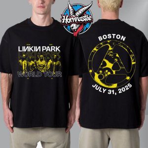 Linkin Park From Zero World Tour Boston 2025 Night 1 Merch Tee At TD Garden On July 31 2025 In Massachusetts Unisex T-Shirt Two Sided