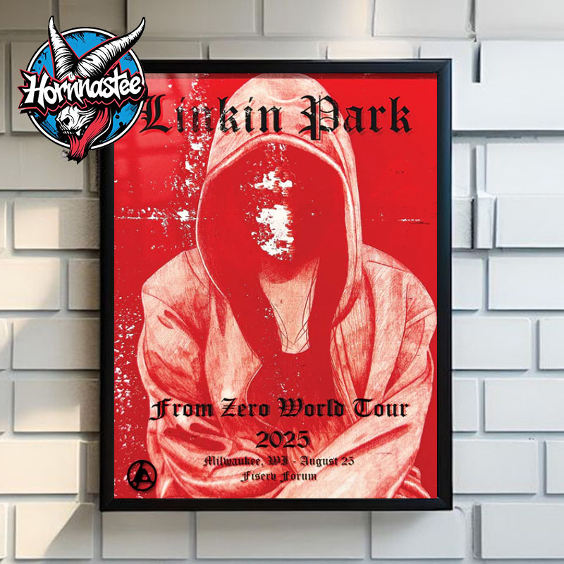 Linkin Park Milwaukee Wisconsin From Zero World Tour 2025 Poster Concert At Fiserv Forum On August 25 2025 Poster Home Decor Canvas Linkin Park Milwaukee Wisconsin From Zero World Tour 2025 Poster Concert At Fiserv Forum On August 25 2025 Poster Home Decor Canvas