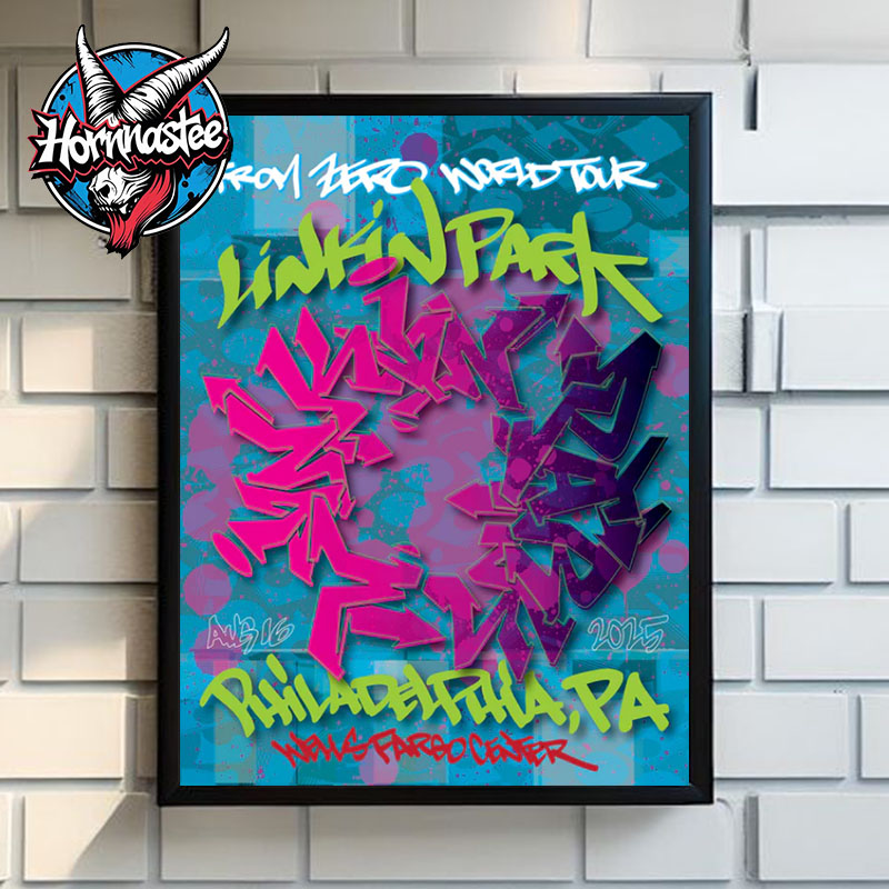 Linkin Park Philadelphia From Zero World Tour 2025 Philadelphia Poster At Xfinity Mobile Arena On August 16 2025 Poster Home Decor Canvas Linkin Park Philadelphia From Zero World Tour 2025 Philadelphia Poster At Xfinity Mobile Arena On August 16 2025 Poster Home Decor Canvas