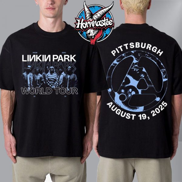 Linkin Park Pittsburgh Tee From Zero World Tour 2025 At PPG Paints Arena On August 19 2025 In Pittsburgh Pennsylvania Unisex T-Shirt Two Sided