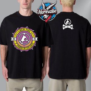 Linkin Park x Johnny Cupcakes 2025 Collab Tee Collegiate Crest Unisex T-Shirt Two Sided