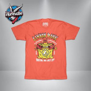 Linkin Park x Johnny Cupcakes Boston Exclusive Tee On July 31 2025 At TD Garden In Boston Massachusetts Unisex T-Shirt