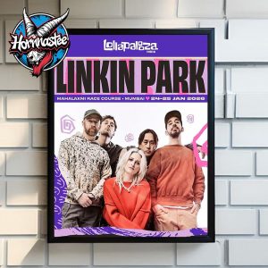 Linkin Park x Lollapalooza Show At Mahalaxmi Race Course On January 24 25 2026 Poster Home Decor Canvas