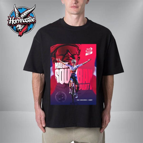 Maeva Squiban Wins Stage 7 Tour De France Femmes Bourg En Bresse Chambery Unisex T-Shirt