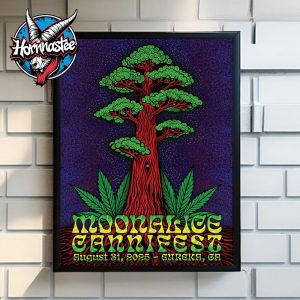 Moonalice At Cannifest On August 31 2025 In Eureka California Poster Home Decor Canvas