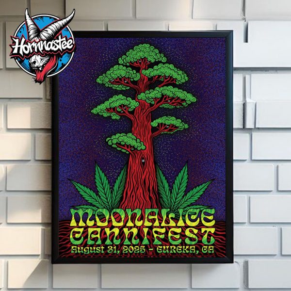 Moonalice At Cannifest On August 31 2025 In Eureka California Poster Home Decor Canvas