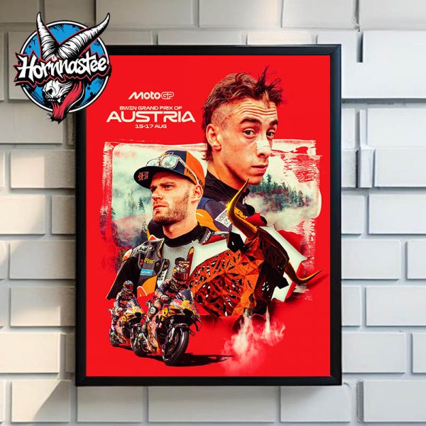 MotoGP Bwin Grand Prix Of Austria On August 15-17 2025 Poster Home Decor Canvas