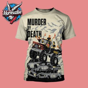 Murder By Death The End Of The Line Salt Lake City Show On August 19 2025 In Utah All Over Print Shirt