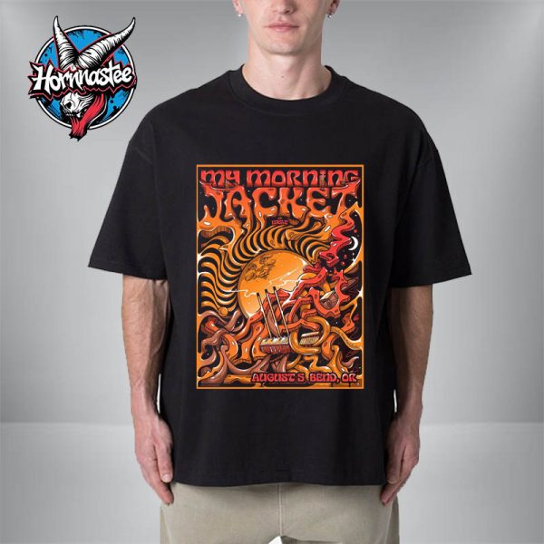 My Morning Jacket Bend Oregon Venue Poster Show At The Hayden Homes Amphitheater On August 5 2025 Unisex T-Shirt