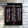 The Offspring Supercharged Worldwide In 25 Venue Poster At Hollywood Casino Amphitheatre On August 17 2025 In Maryland Heights Poster Home Decor Canvas