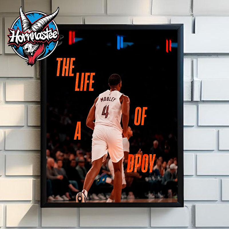 NBA Evan Mobley Cleveland Cavaliers The Life Of A DPOY 2025 Poster Home Decor Canvas NBA Evan Mobley Cleveland Cavaliers The Life Of A DPOY 2025 Poster Home Decor Canvas