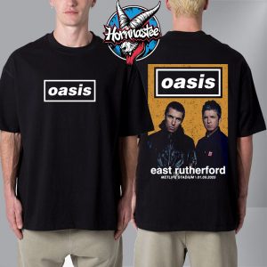 Oasis Live 25 North America Tour East Rutherford At Metlife Stadium On September 1 2025 Unisex T Shirt Two Sided