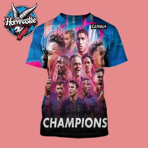 PSG The Champions UEFA Super Cup Championship 2025 All Over Print Shirt