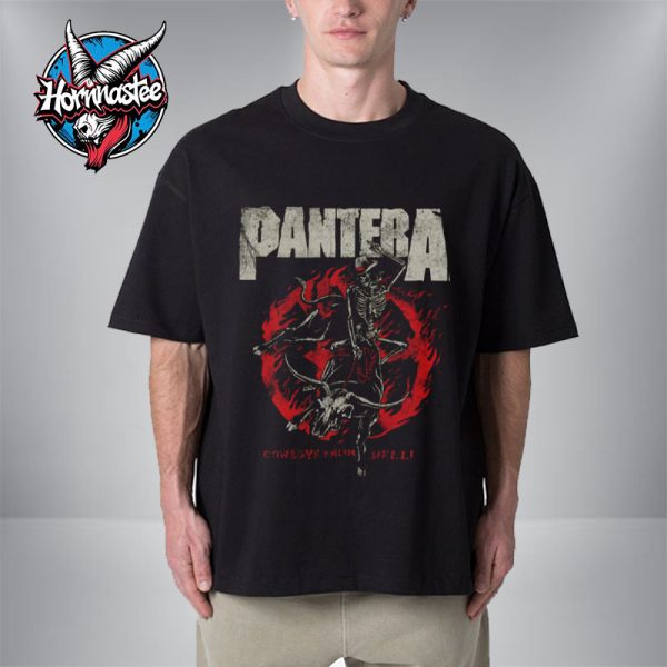 Pantera Cowboy CFH Flames Unisex T-Shirt