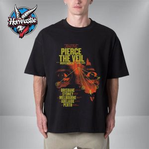 Pierce The Veil I Cant Hear You World Tour Australia 2026 Schedule Tour Dates Unisex T-Shirt