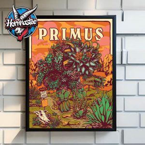 Primus Band Arizona Show Onward And Upward Tour 2025 On August 1 2025 At Arizona Financial Theatre In Phoenix AZ Poster Home Decor Canvas