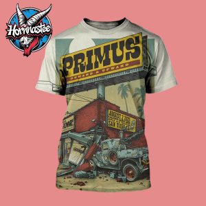 Primus Band San Diego Concert Onward And Upward 2025 At Calcoast Credit Union Open Air Theatre On August 2 2025 In San Diego All Over Print Shirt