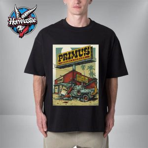 Primus Band San Diego Concert Onward And Upward 2025 At Calcoast Credit Union Open Air Theatre On August 2 2025 In San Diego Unisex T-Shirt