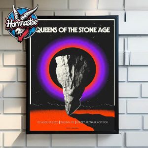 Queens Of The Stone Age Tallinn Estonia Poster Show At Unibet Arena Black Box On August 2 2025 In Tallinn Poster Home Decor Canvas