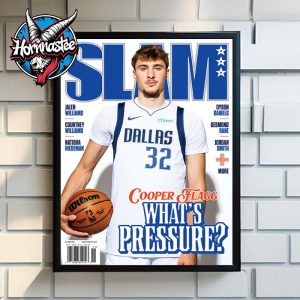 SLAM x Cooper Flagg Dallas Mavericks Magazine Covers What’s Pressure Poster Home Decor Canvas