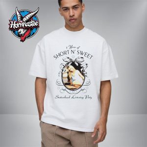 Sabrina Carpenter Celebrates 1 Years Of Short N Sweet Stationhead Listening Party On August 23 2025 Unisex T Shirt
