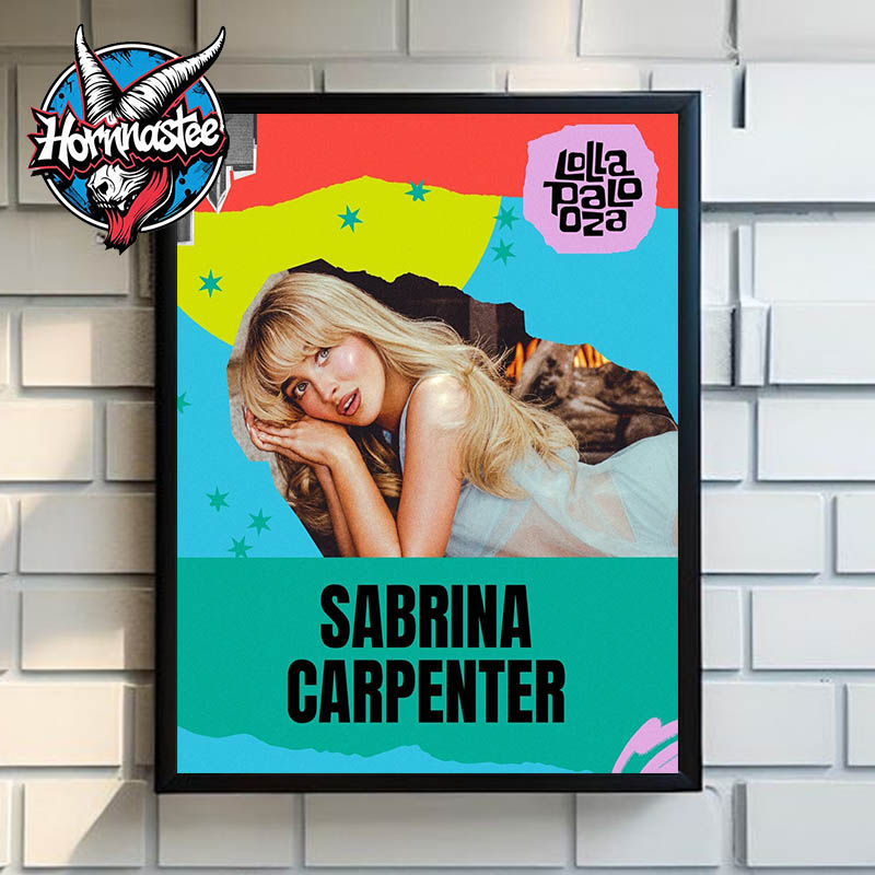 Sabrina Carpenter In Lollapalooza 2025 Poster Home Decor Canvas Sabrina Carpenter In Lollapalooza 2025 Poster Home Decor Canvas