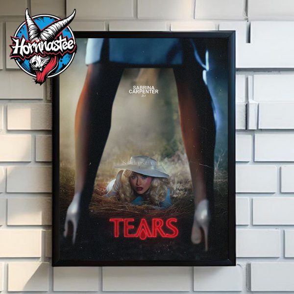 Sabrina Carpenter Tears MV Teaser Poster Poster Home Decor Canvas