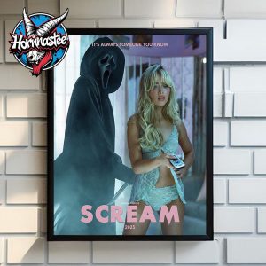 Sabrina Carpenter x Scream Movie 2025 It’s Always Someone You Know Poster Home Decor Canvas