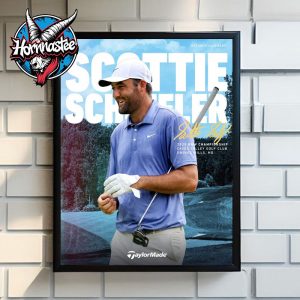 Scottie Scheffler Fifth PGA Tour Win 2025 BMW Championship Caves Valley Golf Club Owings Mills Poster Home Decor Canvas
