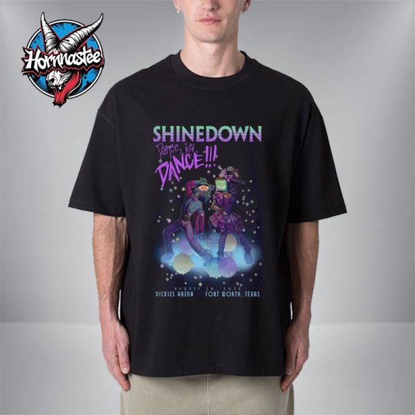Shinedown Show At Dickies Arena On August 28 2025 In Fort Worth Texas Unisex T Shirt