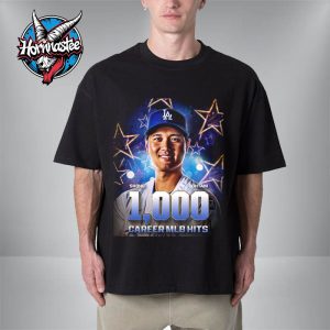 Shohei Ohtani Los Angeles Dodgers Reachs 1000 Career MLB Hits Congratulation Unisex T-Shirt