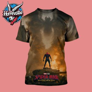 Spider Man Brand New Day Poster Movie Releases On 2026 Marvel Studios All Over Print Shirt