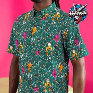 Squid Game Player Themed Hawaiian Shirt