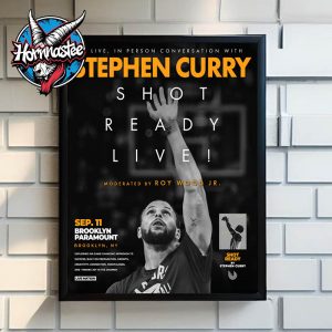 Stephen Curry Shot Ready Live At Brooklyn Paramount On September 11 2025 Poster Home Decor Canvas