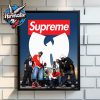 Supreme x Wu Tang Clan Fall Winter 2025 Photo Tee Poster Home Decor Canvas