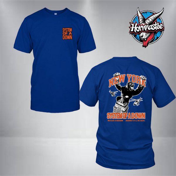 System Of A Down King Kong Of New York City On August 27 28 2025 At Metlife Stadium Unisex T Shirt