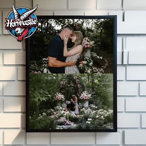 Taylor Swift And Travis Kelce Engaged Get Married Poster Home Decor Canvas