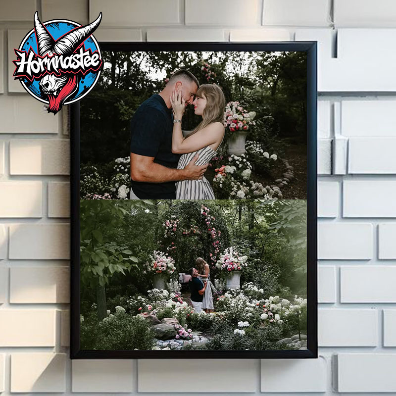 Taylor Swift And Travis Kelce Engaged Get Married Poster Home Decor Canvas Taylor Swift And Travis Kelce Engaged Get Married Poster Home Decor Canvas