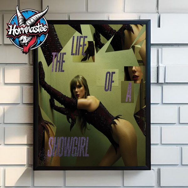 Taylor Swift New Album The Life Of A Showgirl The Shiny Bug Vinyl Collection Album Covers Poster Home Decor Canvas