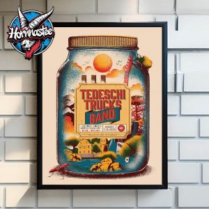 Tedeschi Trucks Band Bend Oregon Poster Event On August 7-8 2025 At Hayden Homes Amphitheater Poster Home Decor Canvas
