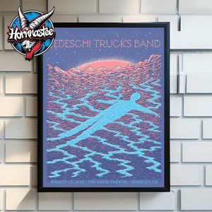 Tedeschi Trucks Band Berkeley CA Poster At The Greek Theatre On August 12 2025 Poster Home Decor Canvas