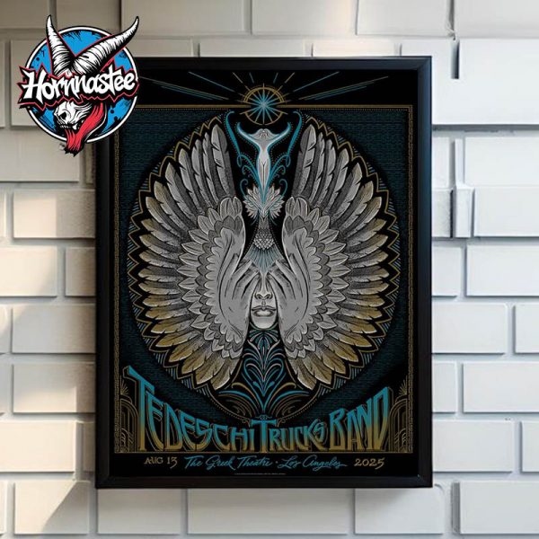Tedeschi Trucks Band Los Angeles Show On August 13 2025 At The Greek Theatre Los Angeles CA Poster Home Decor Canvas