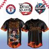 Texas Rangers x Demon Slayer Tanjiro Sun Breathing 2025 Baseball Jersey