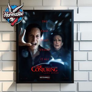 The Conjuring Last Rites The Case That Ended It All Only In Theaters September 5 2025 Poster Home Decor Canvas