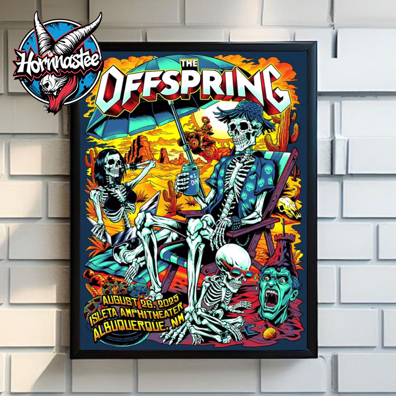 The Offspring Albuquerque NM Show On August 26 2025 At Isleta Amphitheater Poster Home Decor Canvas The Offspring Albuquerque NM Show On August 26 2025 At Isleta Amphitheater Poster Home Decor Canvas