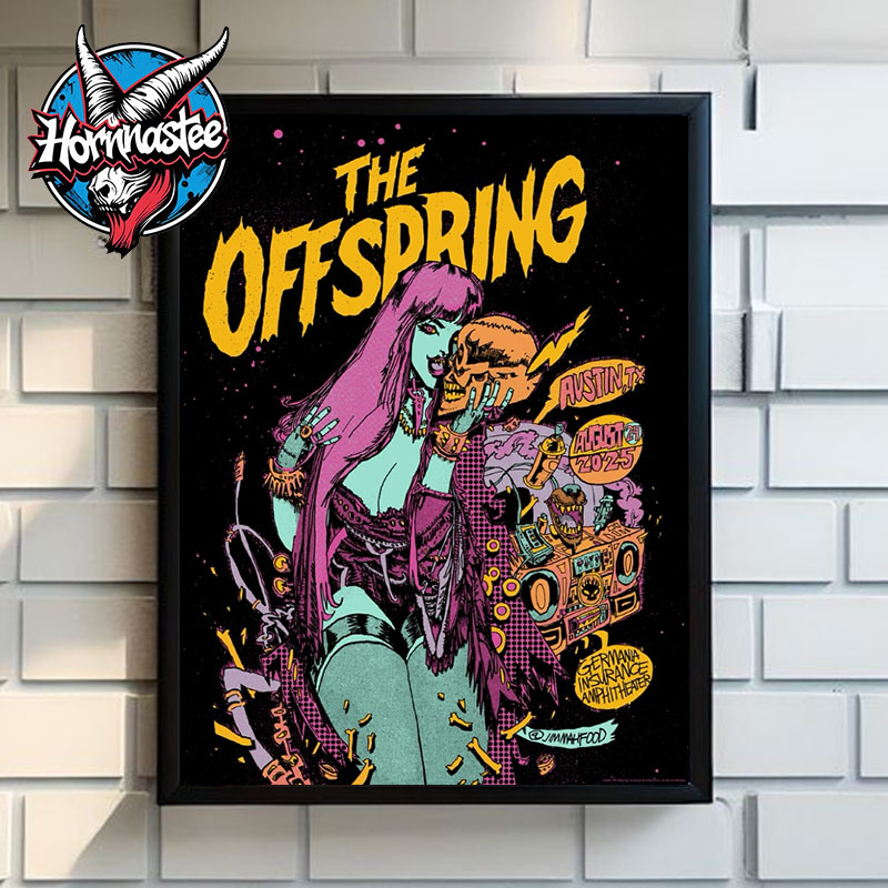 The Offspring Austin Texas Show On August 24 2025 At Germania Insurance Amphitheater Poster Home Decor Canvas The Offspring Austin Texas Show On August 24 2025 At Germania Insurance Amphitheater Poster Home Decor Canvas